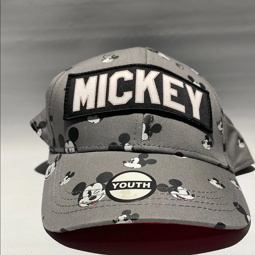 Disney Gray and Black Mickey Mouse Hat